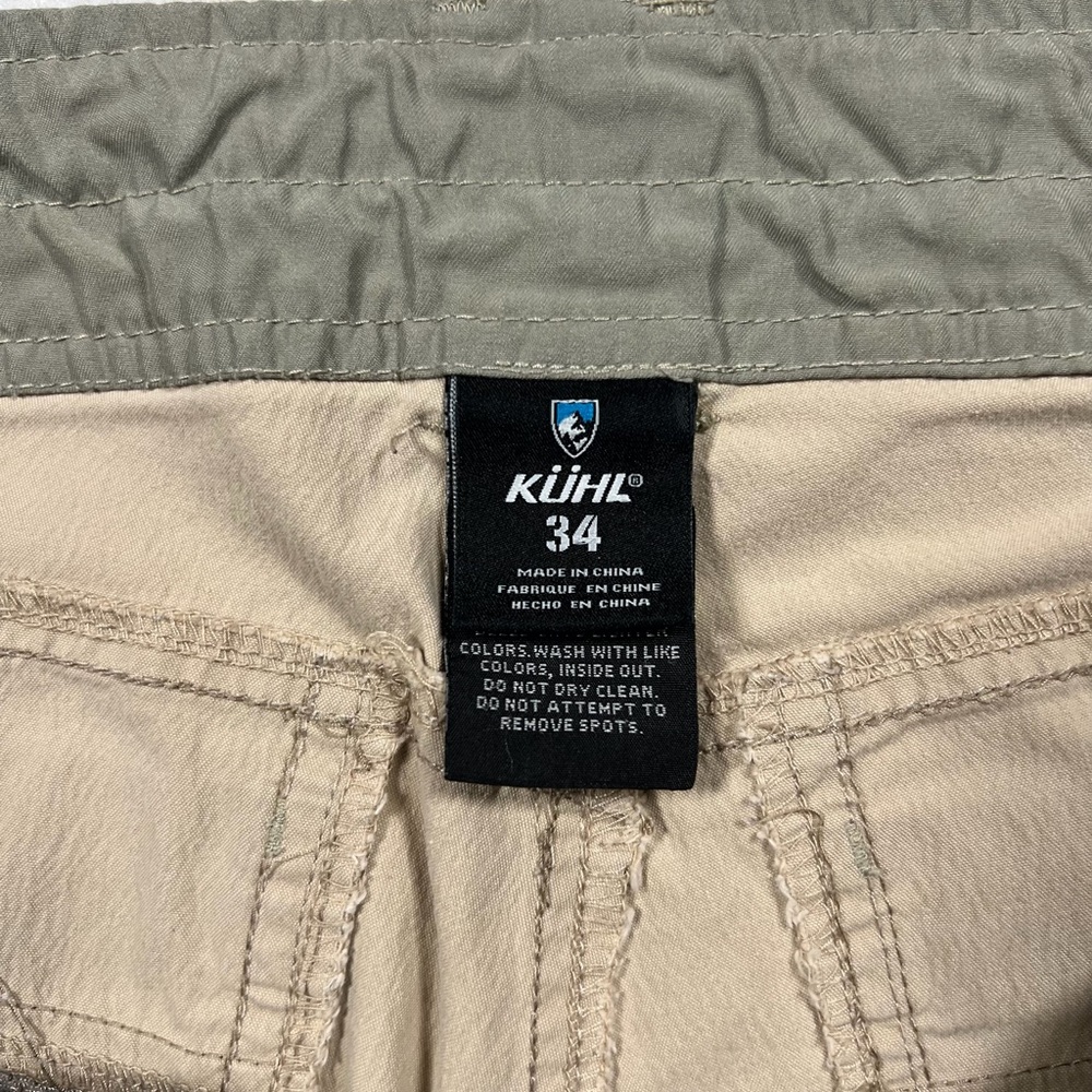 Kuhl RAMBLR Khakis Shorts Outdoor Hiking Mens Size 34 9” Inseam 8 Pocket - Picture 4 of 15